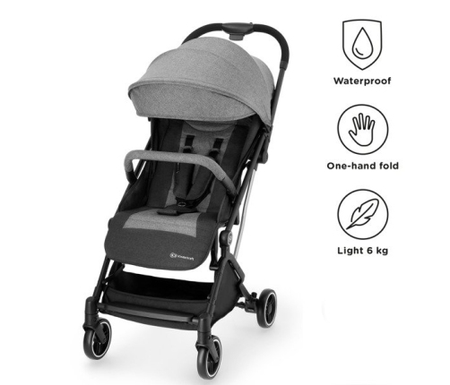 Kinderkraft Indy Grey Sporta Ratiņi