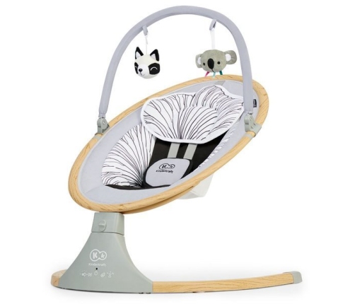 Kinderkraft Lumi Wooden Bluetooth Кресло-качели