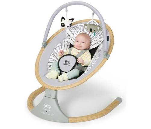Kinderkraft Lumi Wooden Bluetooth Кресло-качели