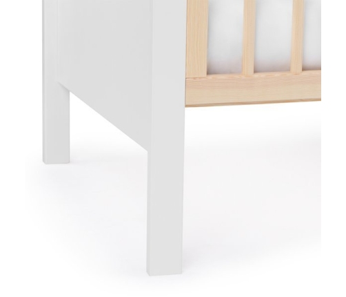 Kinderkraft Mia White Детская кроватка 2в1 + Матрас 120 x 60 см