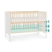 Kinderkraft Mia White Детская кроватка 2в1 + Матрас 120 x 60 см