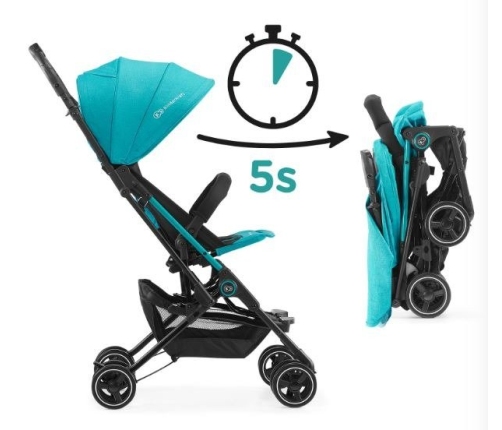 Kinderkraft Mini Dot Turquoise Sporta Ratiņi