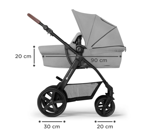 Kinderkraft Moov CT Black Bērnu Ratiņi 3in1