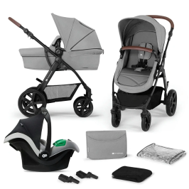 Kinderkraft Moov CT Grey Bērnu Ratiņi 3in1