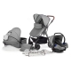 Kinderkraft Moov Grey Детская Коляска 3 в 1