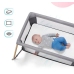 Kinderkraft Movi Grey wooden 2in1 Ceļojumu Gultiņa