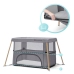 Kinderkraft Movi Grey wooden Манеж-Кровать 2в1