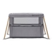 Kinderkraft Movi Grey wooden Манеж-Кровать 2в1