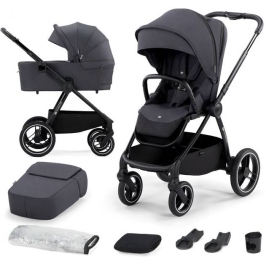 Kinderkraft Nea Bērnu Ratiņi 2in1 Deep Grey