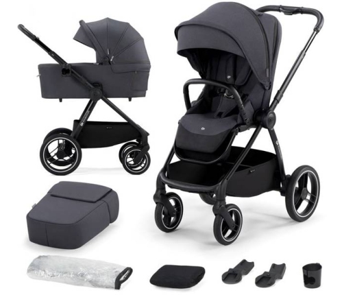 Kinderkraft Nea Bērnu Ratiņi 2in1 Deep Grey