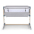 KinderKraft Neste Air Grey wood Кроватка для комфортного совместного сна 2in1