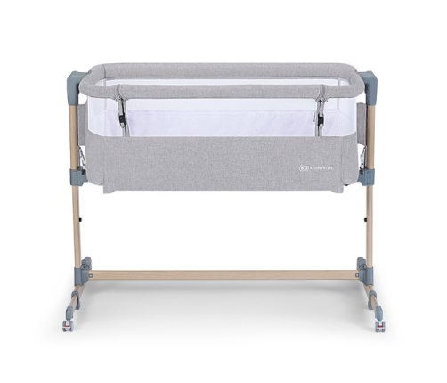 KinderKraft Neste Air Grey wood Кроватка для комфортного совместного сна 2in1