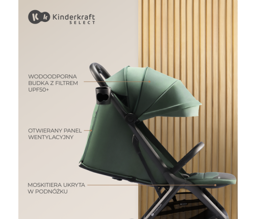 Kinderkraft Nubi 2 Cloudy Grey Прогулочная Коляска