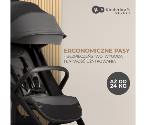 Kinderkraft Nubi 2 Cloudy Grey Прогулочная Коляска