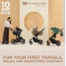 Kinderkraft Prime 2 Sandrose Beige Bērnu Ratiņi 2in1