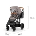 Kinderkraft Prime Beige Bērnu Ratiņi 3in1