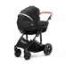 Kinderkraft Prime Black Bērnu Ratiņi 2in1