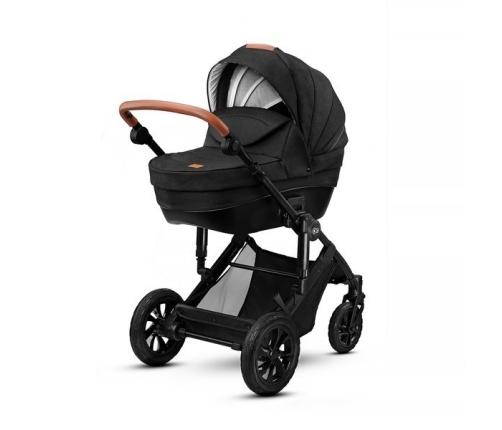 Kinderkraft Prime Black Bērnu Ratiņi 2in1