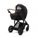 Kinderkraft Prime Black Bērnu Ratiņi 2in1