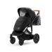 Kinderkraft Prime Black Bērnu Ratiņi 2in1