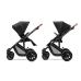 Kinderkraft Prime Black Bērnu Ratiņi 2in1