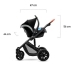 Kinderkraft Prime Black Bērnu Ratiņi 3in1