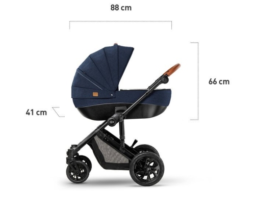 Kinderkraft Prime Deep Navy Bērnu Ratiņi 3in1