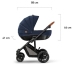 Kinderkraft Prime Deep Navy Bērnu Ratiņi 3in1