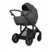 Kinderkraft Prime Lite Black Anthracite Bērnu Ratiņi 3in1