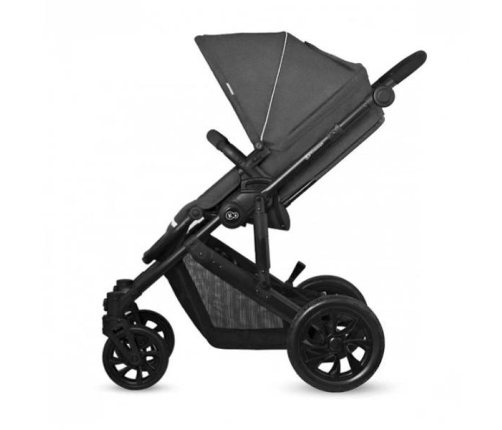 Kinderkraft Prime Lite Black Anthracite Bērnu Ratiņi 3in1