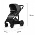 Kinderkraft Prime Lite Black Anthracite Bērnu Ratiņi 3in1