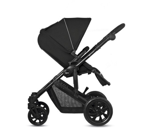 Kinderkraft Prime Lite Black Bērnu Ratiņi 2in1