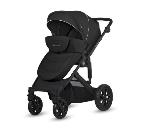 Kinderkraft Prime Lite Black Bērnu Ratiņi 2in1