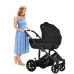 Kinderkraft Prime Lite Black Bērnu Ratiņi 2in1