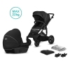 Kinderkraft Prime Lite Black Bērnu Ratiņi 2in1