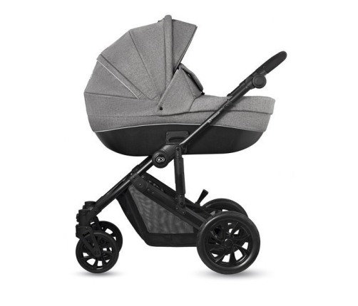 Kinderkraft Prime Lite Grey Bērnu Ratiņi 3in1