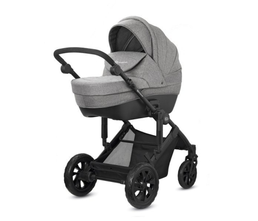 Kinderkraft Prime Lite Grey Bērnu Ratiņi 3in1