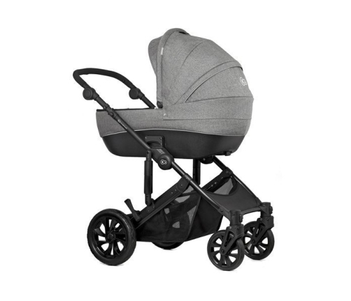 Kinderkraft Prime Lite Grey Bērnu Ratiņi 3in1