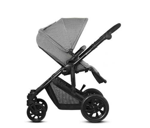 Kinderkraft Prime Lite Grey Bērnu Ratiņi 3in1