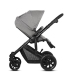 Kinderkraft Prime Lite Grey Bērnu Ratiņi 3in1