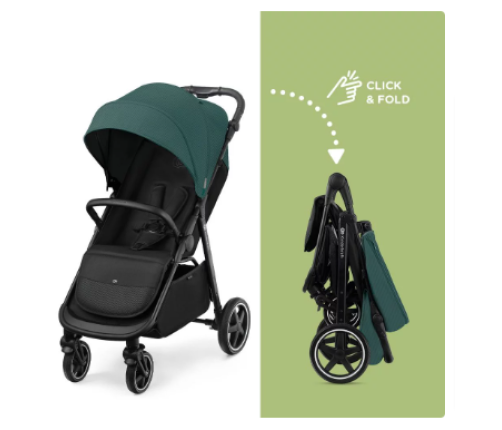 Kinderkraft Route Platinium Grey Sporta Ratiņi