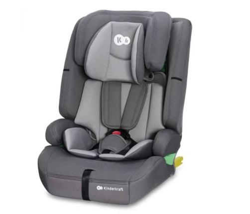 Kinderkraft Safety Fix 2 I-Size Grey Bērnu Autokrēsls 9-36 kg