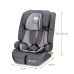 Kinderkraft Safety Fix 2 I-Size Grey Детское автокресло 9-36 кг