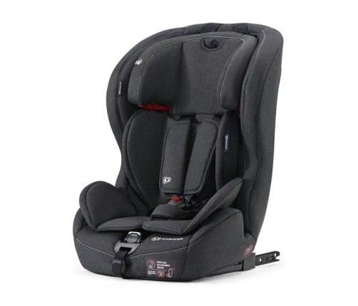 Kinderkraft Safety-Fix Black Bērnu Autokrēsls 9-36 kg