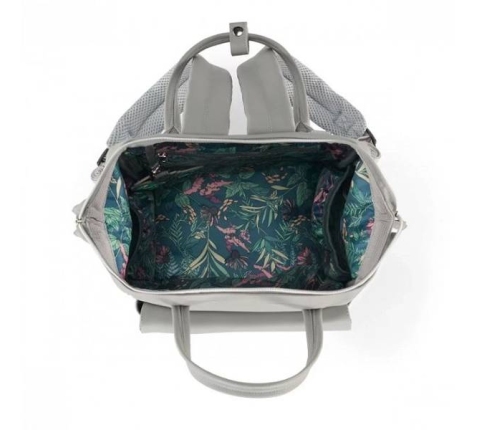 Kinderkraft Treasurepack Nature Vibes Grey Māmiņas mugursoma - Ratu soma