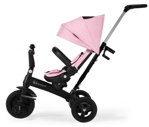 Kinderkraft Twipper Pink 5in1 Bērnu trīsritenis