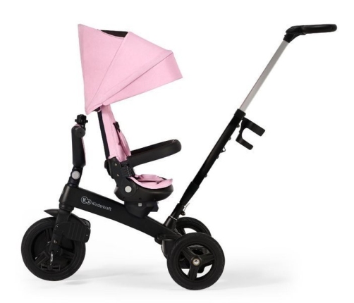 Kinderkraft Twipper Pink 5in1 Bērnu trīsritenis