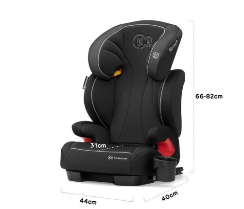 Kinderkraft Unity Black Детское автокресло 15-36 кг