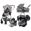 Kinderkraft Veo Grey Детская Коляска 3 в 1