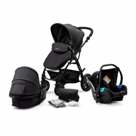 Kinderkraft XMoov Black Bērnu Ratiņi 3in1 (air)